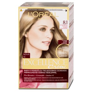 LOREAL EXC- HAIR COLOR - 8.01- BRIGHT BLONDE