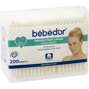 BEBEDOR (462) COTTON SWABS 200 PCS