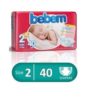 BEBEM 2 / 40 DIAPERS 