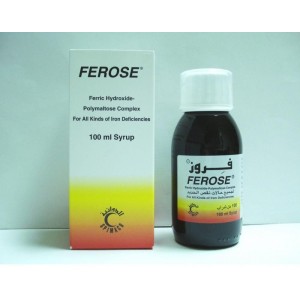 FEROSE 50MG/5ML 100ML SYRUP