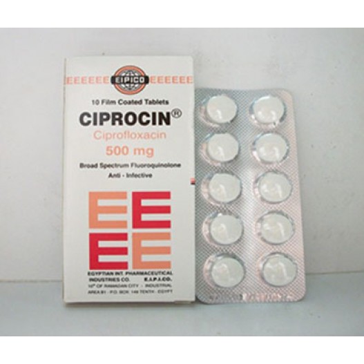 Ciprofloxacin 500mg 10 tab