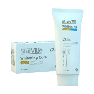 STARVILLE WHITENING GEL 60GM+WHIT SOAP - 25 %OFFER